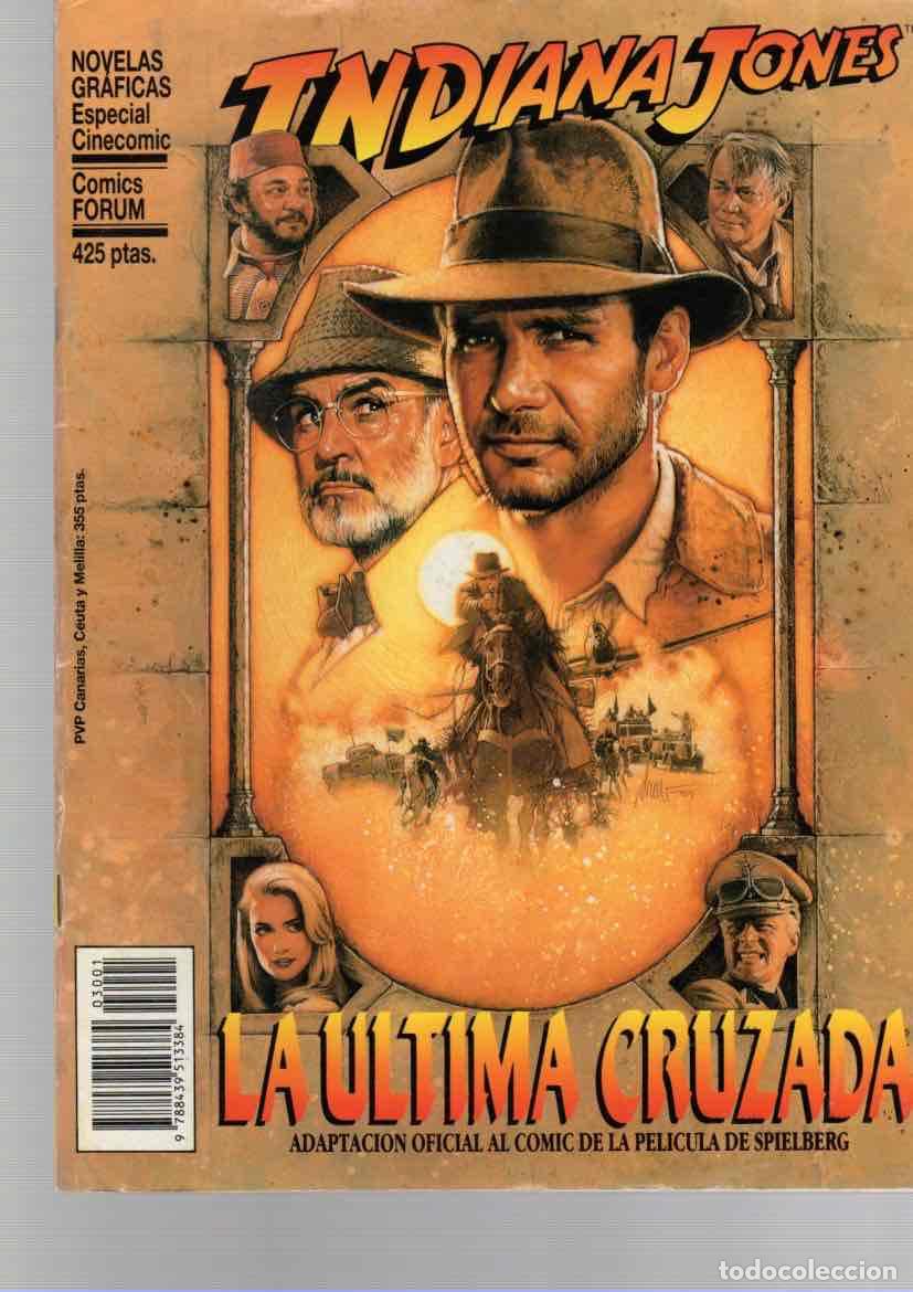 C&oacute;mics: INDIANA JONES LA ULTIMA CRUZADA. ADAPTACION OFICIAL AL COMIC DE LA PELICULA DE SPIELBERG