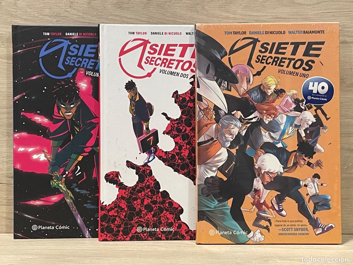 C&oacute;mics: Siete Secretos / Completo 3 vol&uacute;menes / Tom Taylor, Daniele di Nicuolo, Walter Baiamonte / Planeta