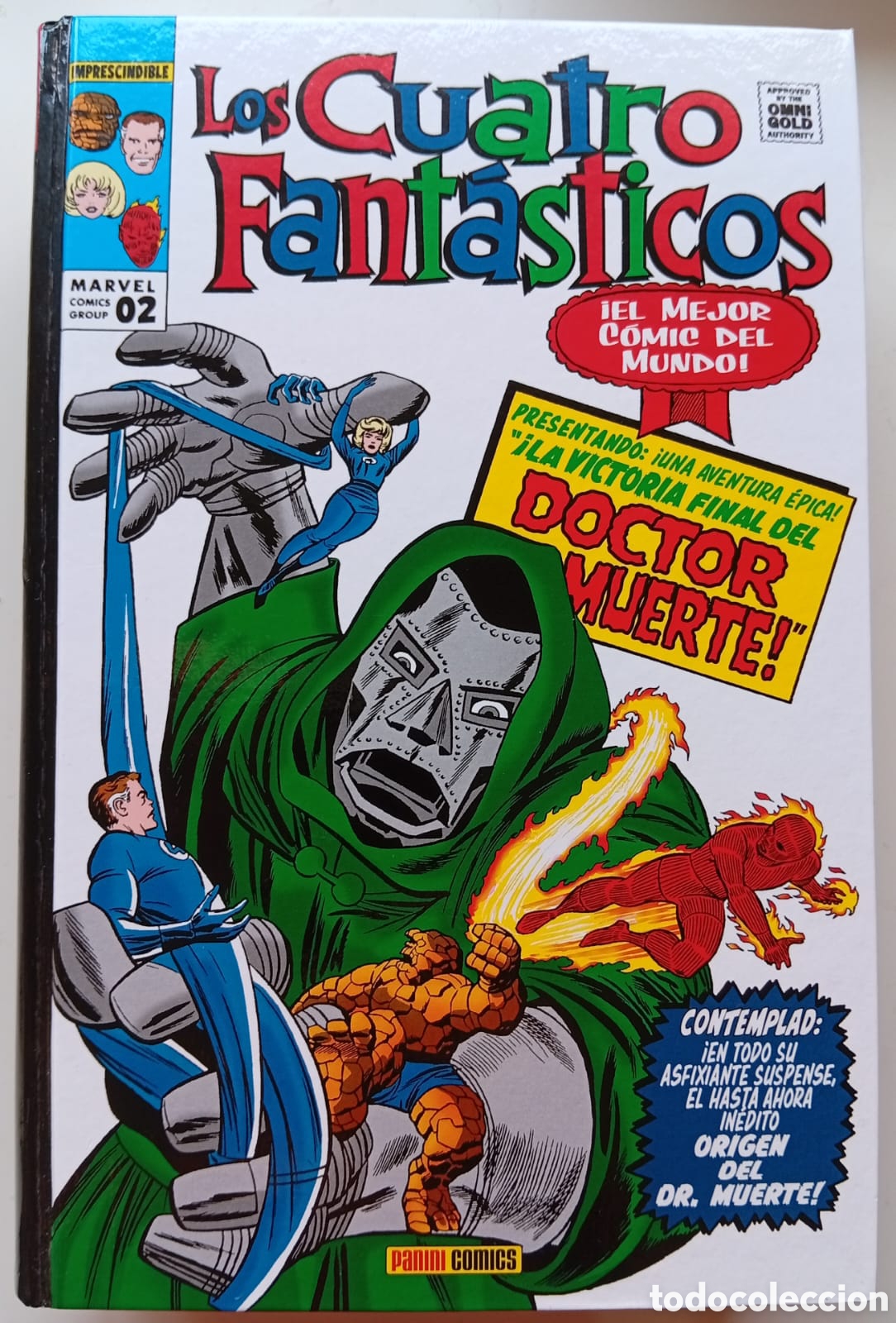 C&oacute;mics: Marvel Omnigold los 4 Fant&aacute;sticos. La batalla del edificio Baxter