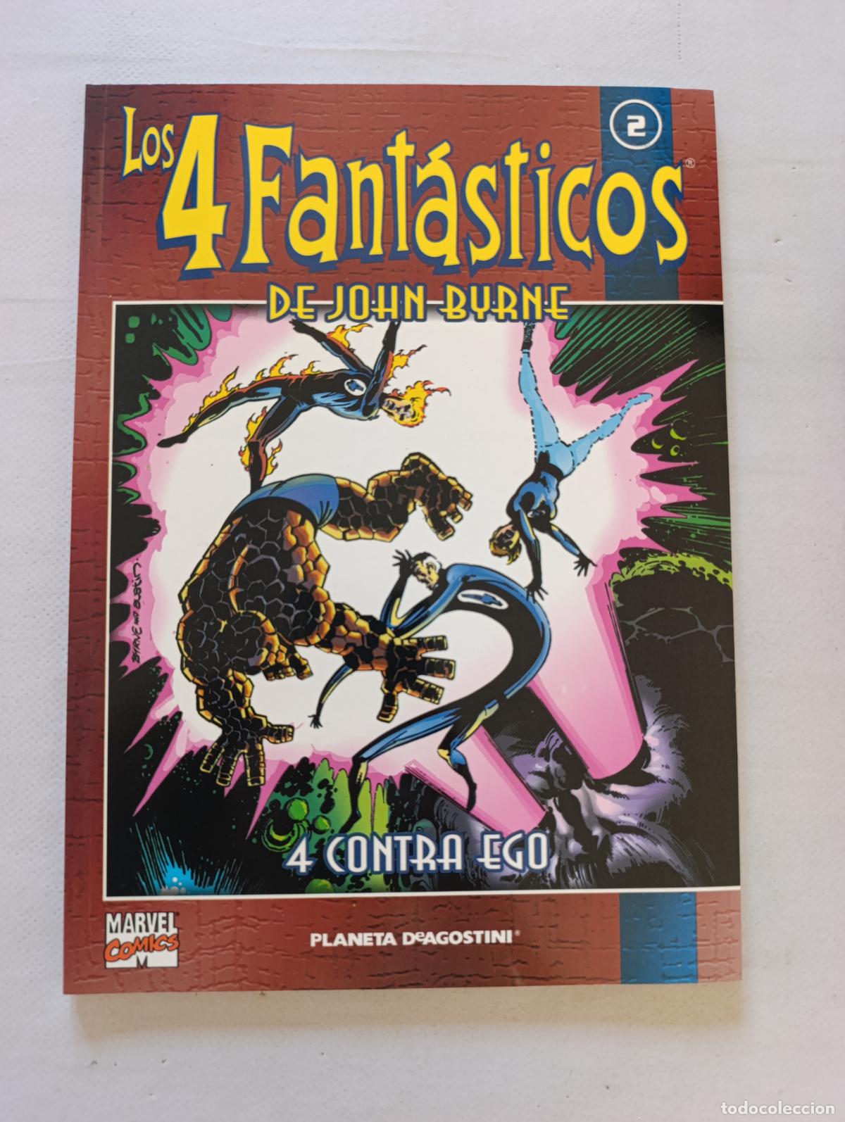 C&oacute;mics: LOS 4 FANTASTICOS DE JOHN BYRNE N&ordm; 2 - 4 CONTRA EGO - MARVEL - COLECCIONABLE PLANETA (125)