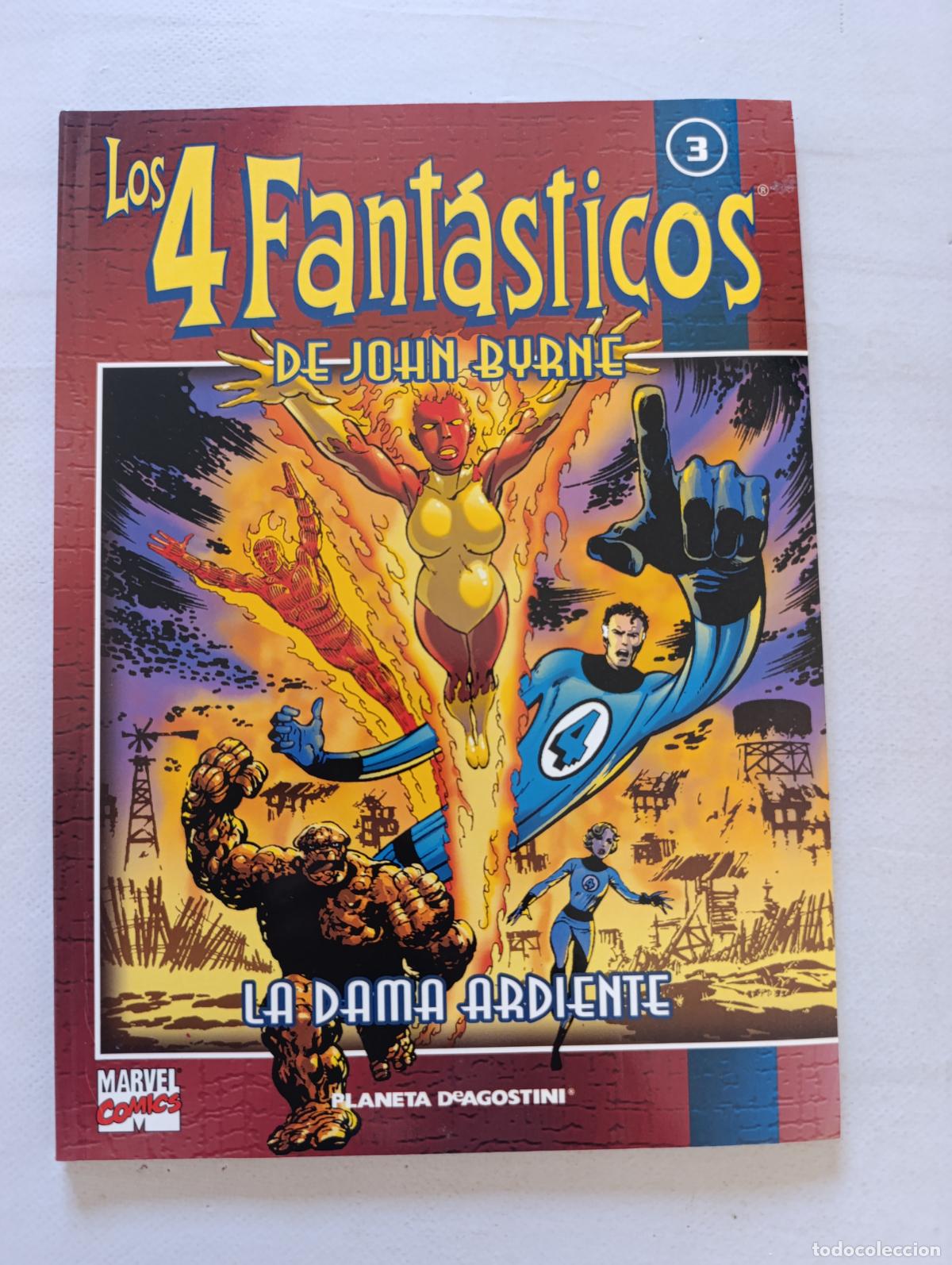 C&oacute;mics: LOS 4 FANTASTICOS DE JOHN BYRNE N&ordm; 3 - LA DAMA ARDIENTE - MARVEL - COLECCIONABLE PLANETA (125)