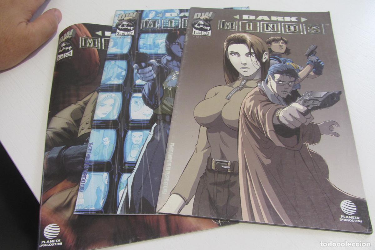 C&oacute;mics: DARK MINDS LOTE VOL 1 N&ordm; 1 2 3 PLANETA ARX376