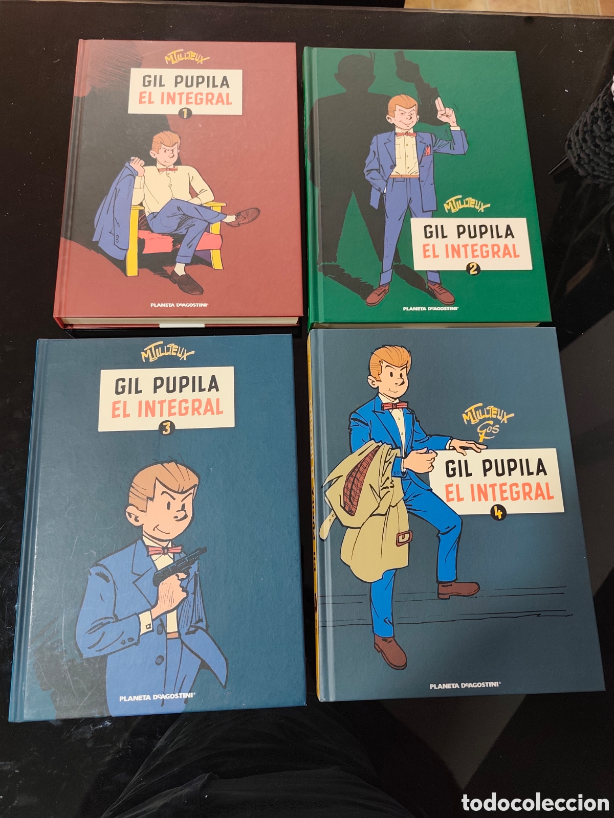 C&oacute;mics: Gil Pupila, El Integral, completo en 4 vol&uacute;menes Maurice Tillieux, Gos