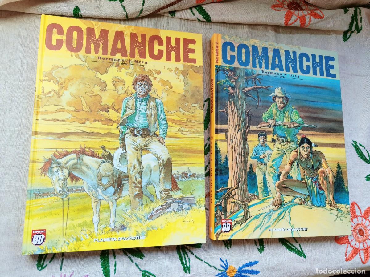 C&oacute;mics: Comanche Completo. Tomos 1 y 2. Planeta. Hermann. Tapa dura. Est&aacute;n como nuevos.