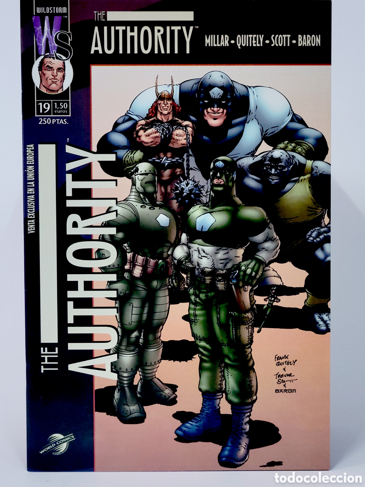 C&oacute;mics: C&Oacute;MIC THE AUTHORITY 19 WORLD PLANETA DEAGOSTINI PANINI MARVEL GRAPA DE KIOSCO