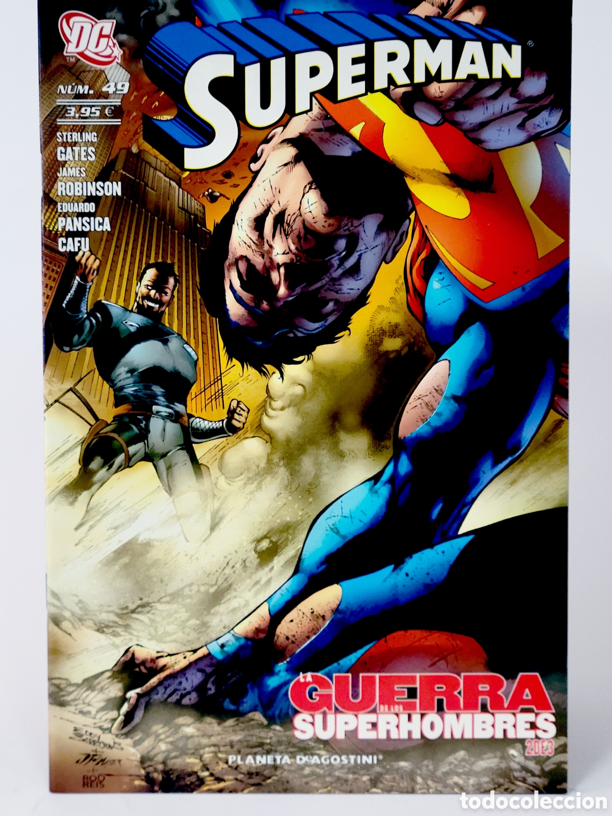 C&oacute;mics: C&Oacute;MIC SUPERMAN 49 LA GUERRA DE LOS SUPER HOMBRES DCPLANETA DEAGOSTINI GRAPA EXCELENTE ESTADO