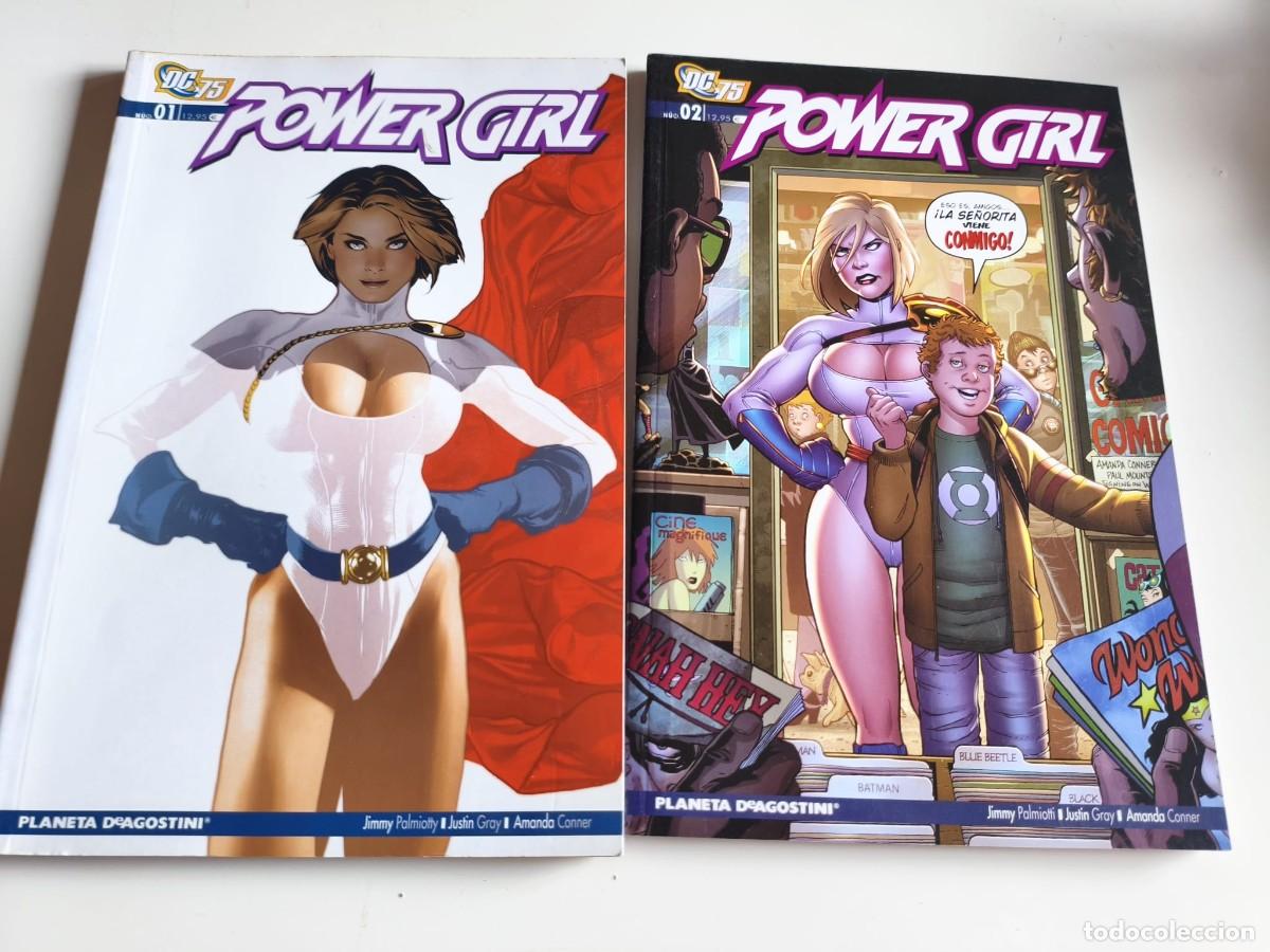 C&oacute;mics: Power Girl tomos 1 y 2 Planeta Palmiotti Gray y Amanda Conner