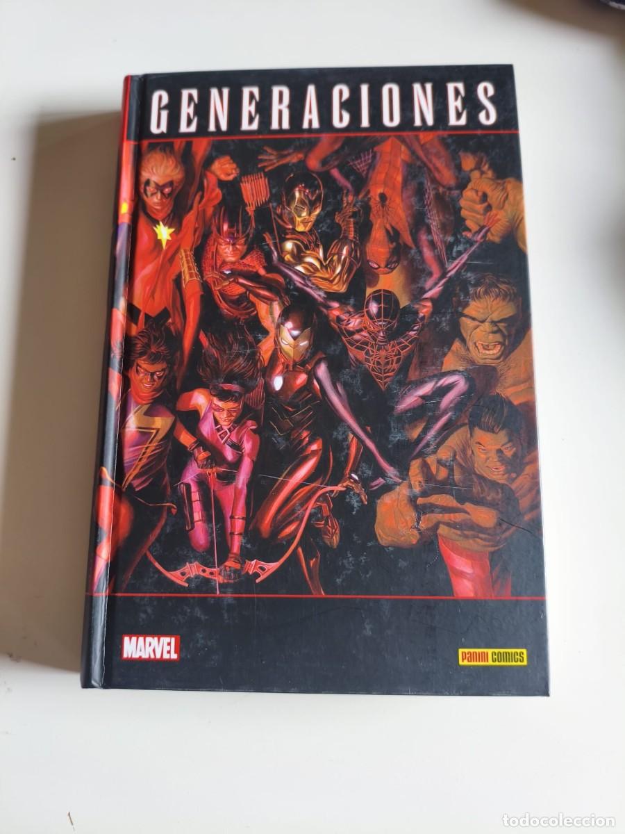 C&oacute;mics: Generaciones. 100% Marvel HC Panini Thor Spiderman Hulk Iron Man Capit&aacute;n Am&eacute;rica Ms Marvel Lobezno