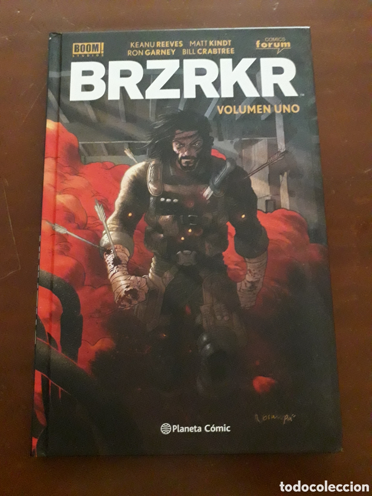 C&oacute;mics: BRZRKR TOMO 1. KEANU REEVES. EXCELENTE ESTADO