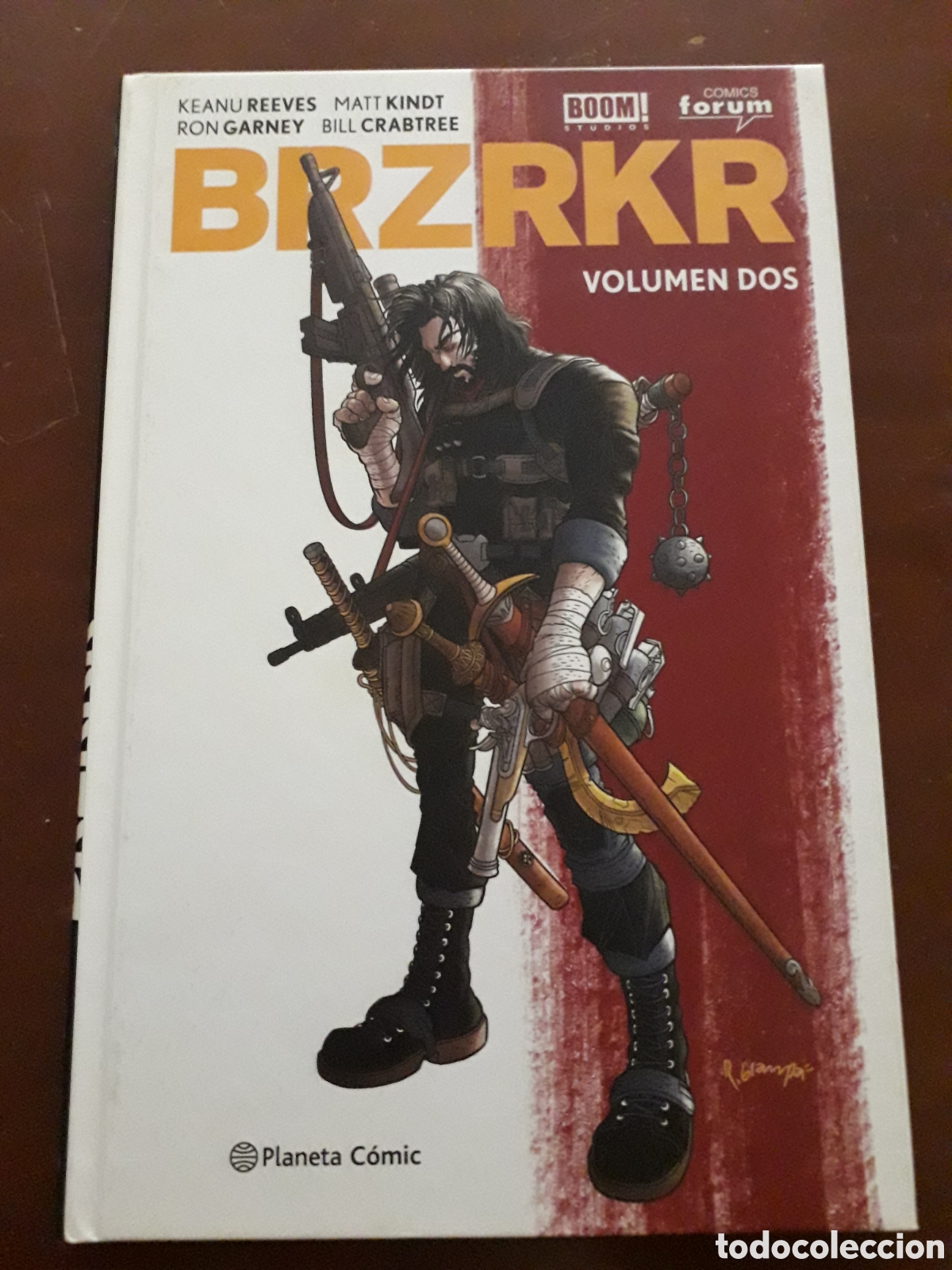 C&oacute;mics: BRZRKR TOMO 2. KEANU REEVES. EXCELENTE ESTADO