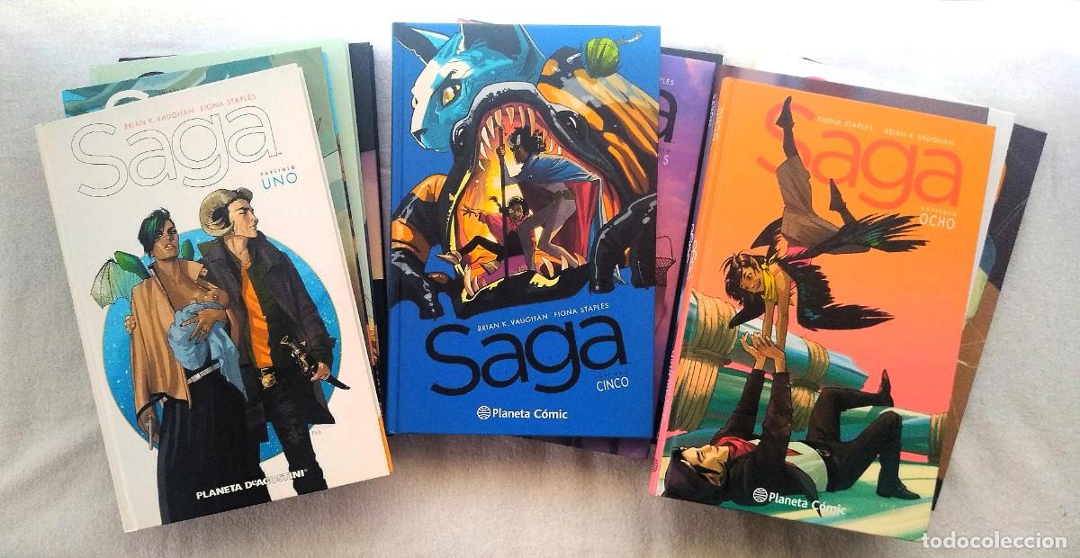 C&oacute;mics: SAGA COMPLETA 11 TOMOS PLANETA C&Oacute;MIC Brian k. Vaughan, Fiona Staples (PERFECTO ESTADO)