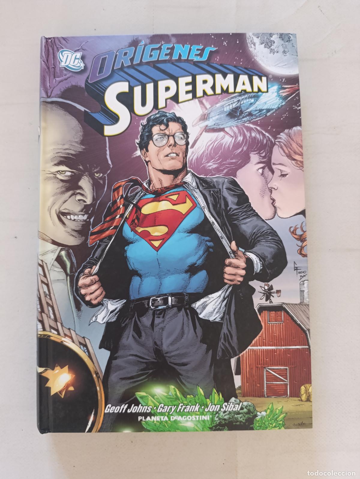 C&oacute;mics: ORIGENES - SUPERMAN - GEOFF JOHNS, GARY FRANK, JON SIBAL - DC - PLANETA - TAPA DURA (GEw)