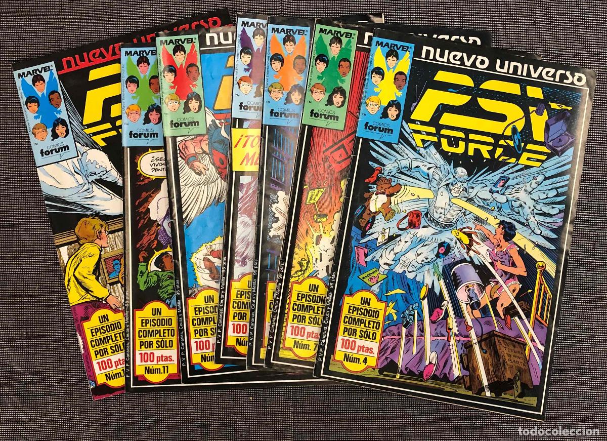 C&oacute;mics: NUEVO UNIVERSO PSI-FORCE N&ordm; 4, 7 AL 12. FORUM PLANETA 1988