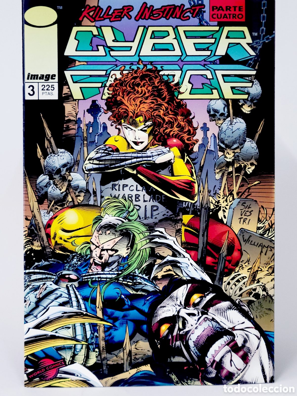 C&oacute;mics: C&Oacute;MIC CYBERFORCE 3 KILLER INSTINCT VOL.1 IMAGE PLANETA DEAGOSTINI VOLUMEN GRAPA DE KIOSCO