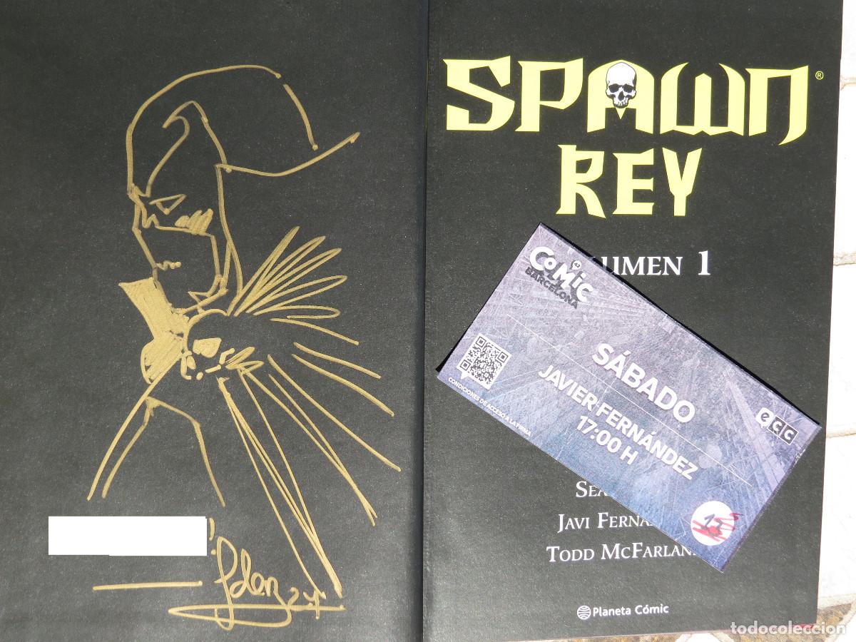 C&oacute;mics: Spawn Rey 1 con dibujo y firma de Javi Fernandez Image Todd McFarlane Sean Lewis Planeta