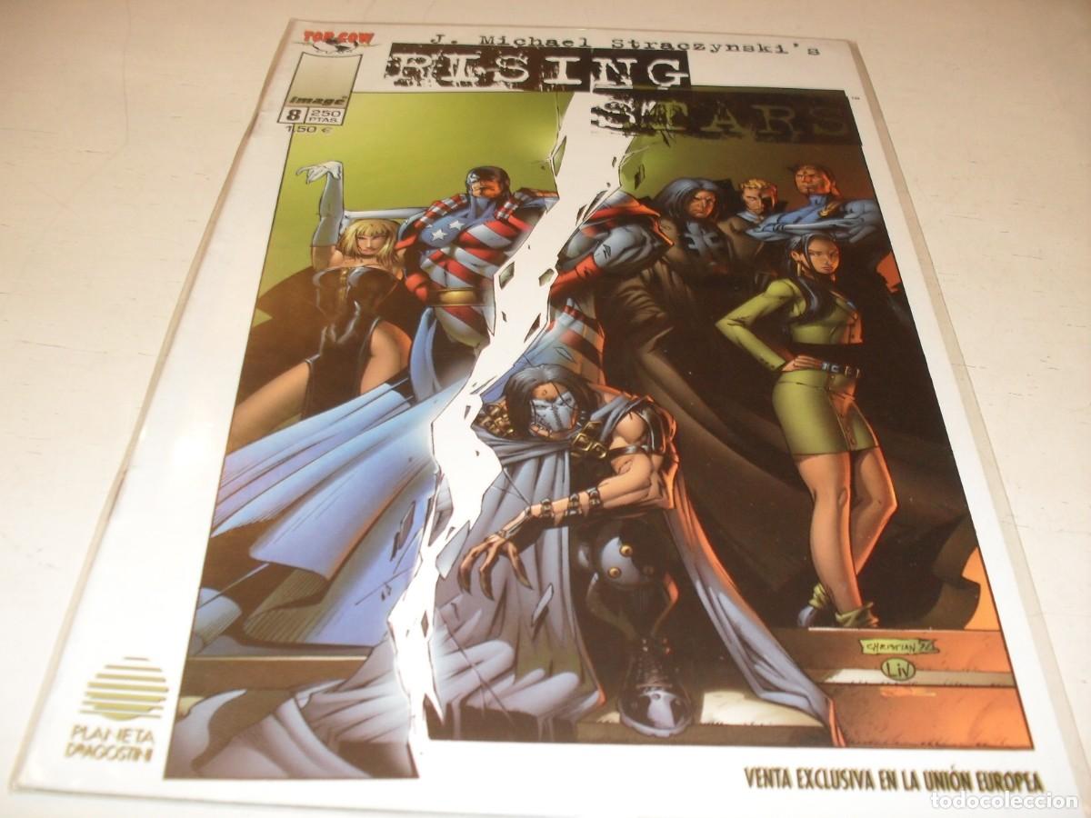 C&oacute;mics: RISING STARS N&ordm; 8,DE 17,,DE J,MICHAEL STRACZYNSKI,Y PUBLICIDAD DE M.MAJESTIC,PLANETA,2000,DE KIOSKO