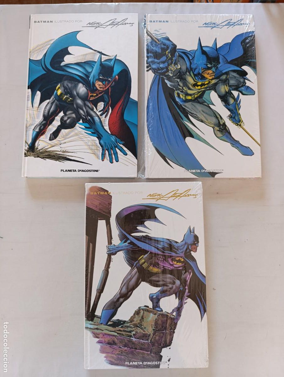 C&oacute;mics: BATMAN ILUSTRADO POR NEAL ADAMS COMPLETA - TOMOS N&ordm; 1, 2 Y 3 - PLANETA - TAPA DURA (044)