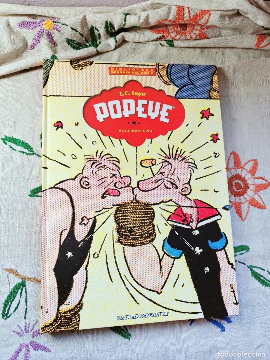 C&oacute;mics: Popeye, volumen Uno. Biblioteca Grandes del Comic. E. C. Segar. Planeta C&oacute;mic. Est&aacute; como nuevo.