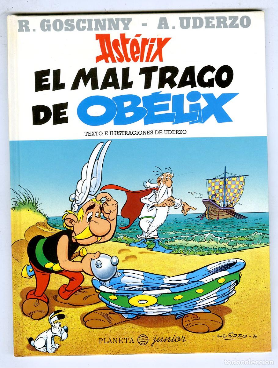Comics : Ast&eacute;rix El Mal Trago de Ob&eacute;lix (Planeta Junior, 1996) - R.Goscinny / A.Uderzo
