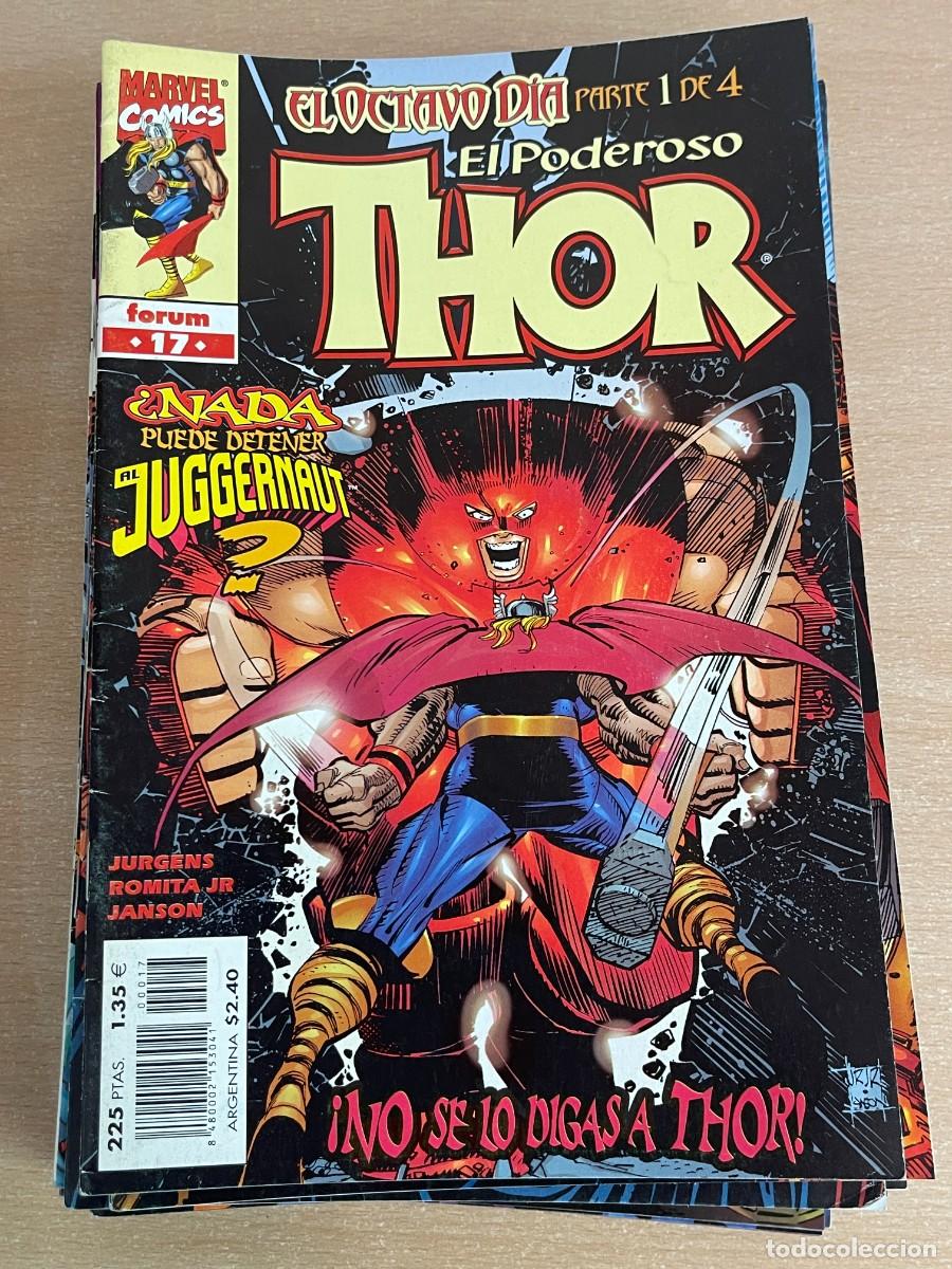 C&oacute;mics: Marvel Comics Forum LOTE 29 Ejemplares Heroes Return El Poderoso THOR Editorial Planeta 1998 - Foto 7