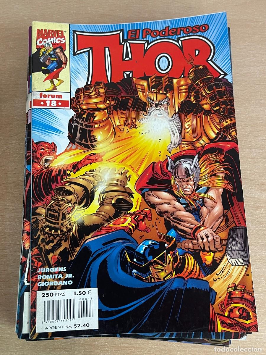 C&oacute;mics: Marvel Comics Forum LOTE 29 Ejemplares Heroes Return El Poderoso THOR Editorial Planeta 1998 - Foto 8