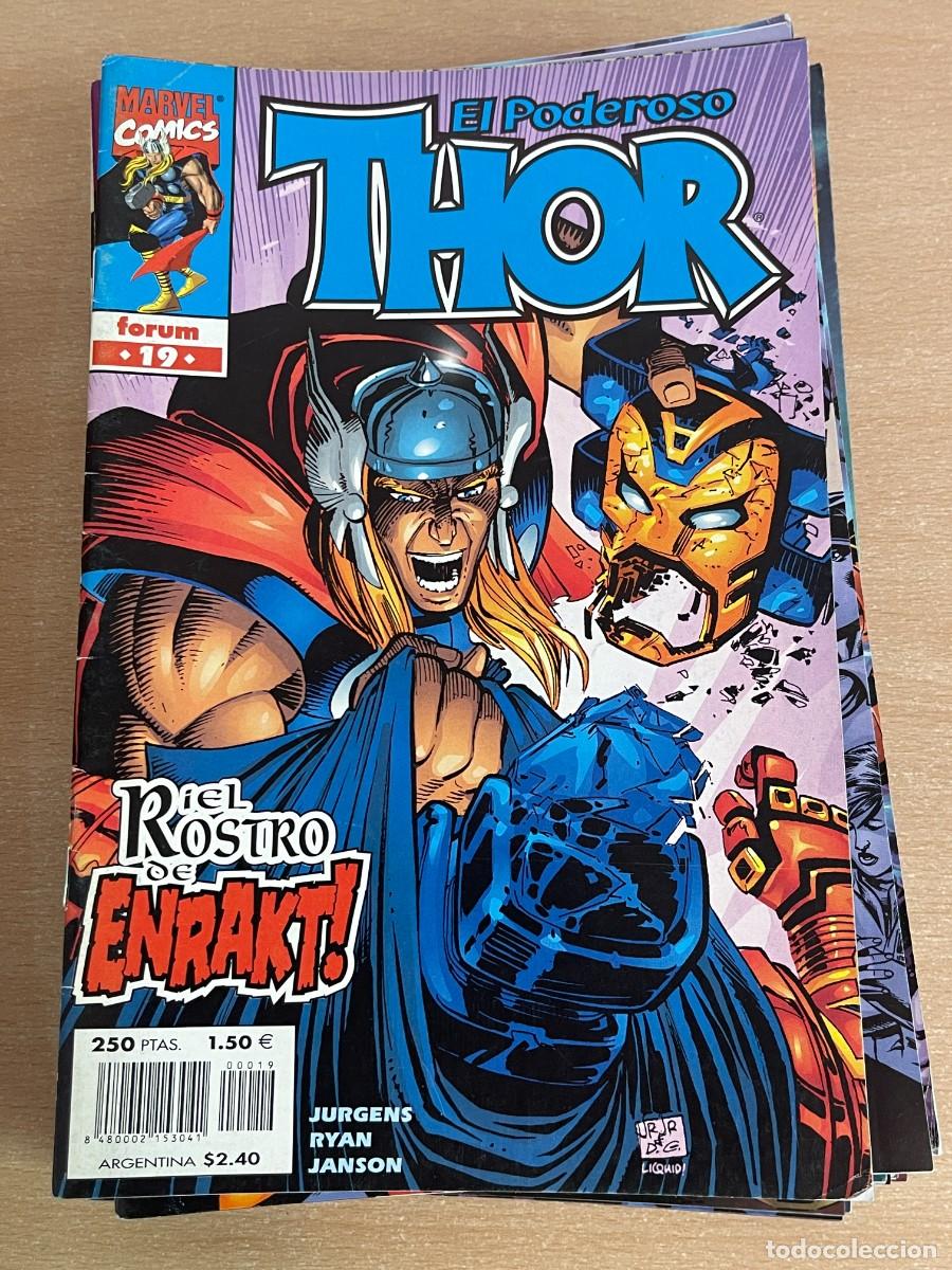 C&oacute;mics: Marvel Comics Forum LOTE 29 Ejemplares Heroes Return El Poderoso THOR Editorial Planeta 1998 - Foto 9