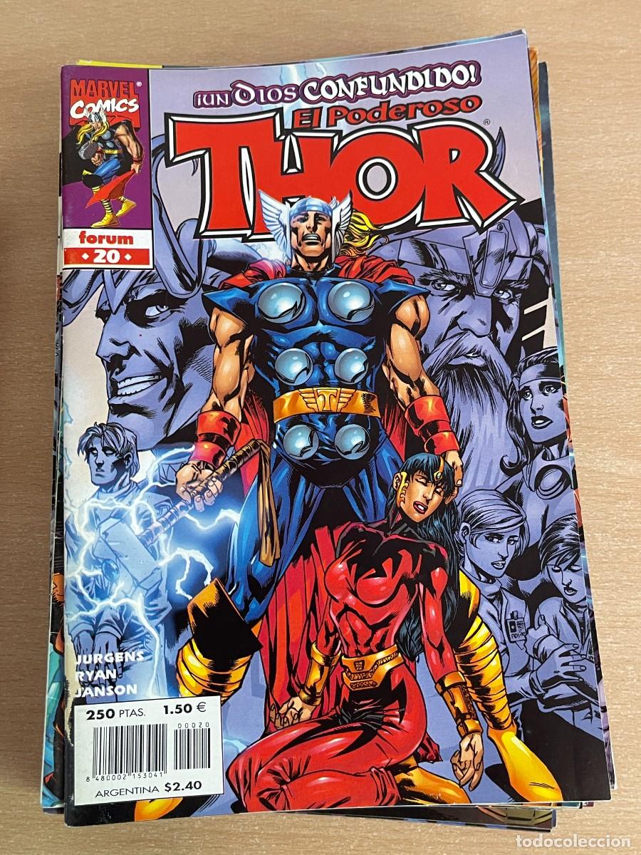 C&oacute;mics: Marvel Comics Forum LOTE 29 Ejemplares Heroes Return El Poderoso THOR Editorial Planeta 1998 - Foto 10