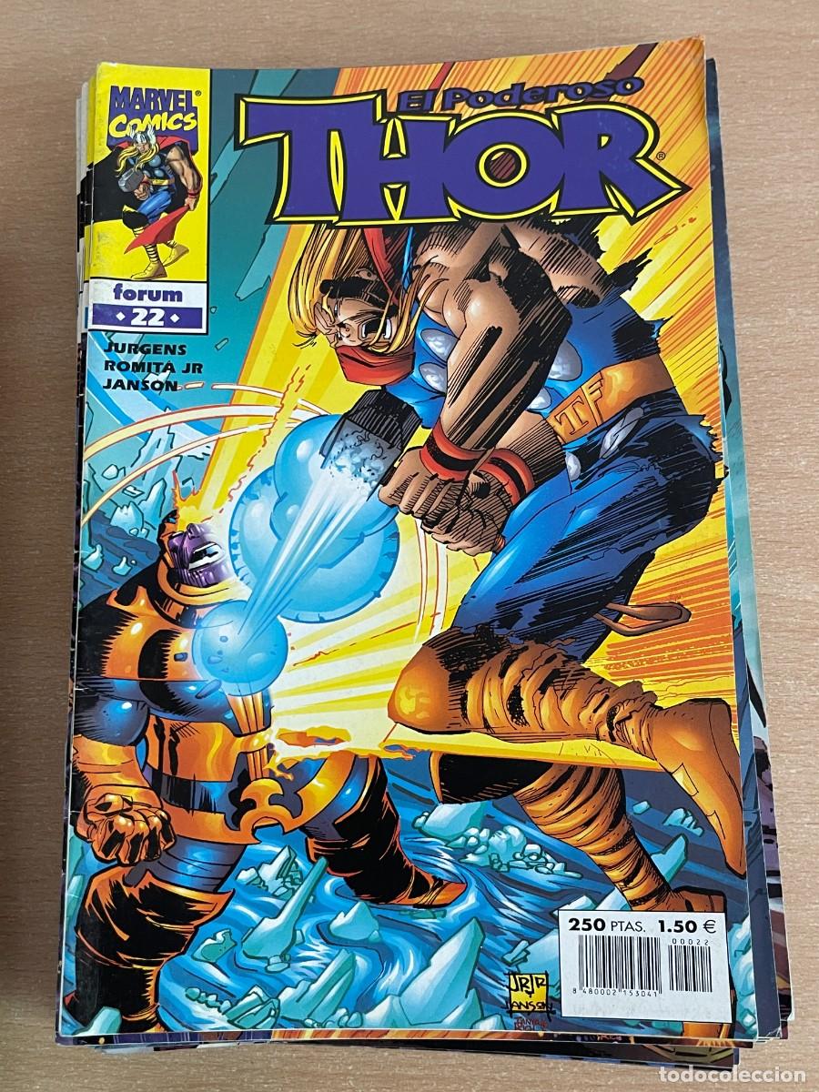 C&oacute;mics: Marvel Comics Forum LOTE 29 Ejemplares Heroes Return El Poderoso THOR Editorial Planeta 1998 - Foto 12