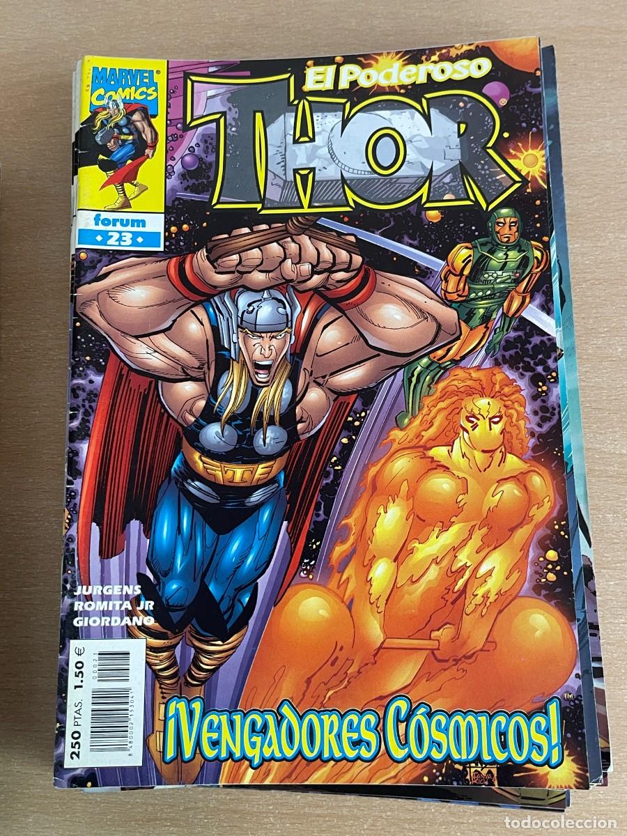 C&oacute;mics: Marvel Comics Forum LOTE 29 Ejemplares Heroes Return El Poderoso THOR Editorial Planeta 1998 - Foto 13
