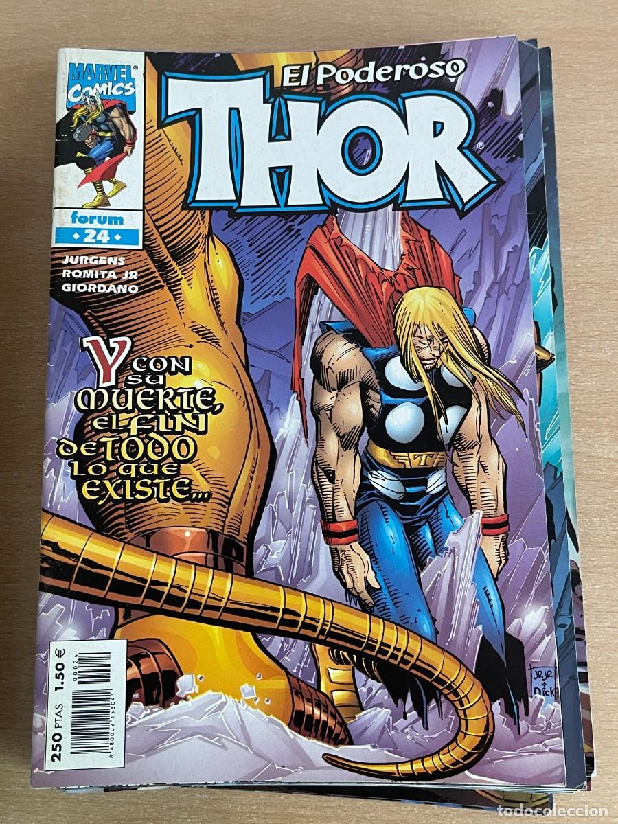 C&oacute;mics: Marvel Comics Forum LOTE 29 Ejemplares Heroes Return El Poderoso THOR Editorial Planeta 1998 - Foto 14