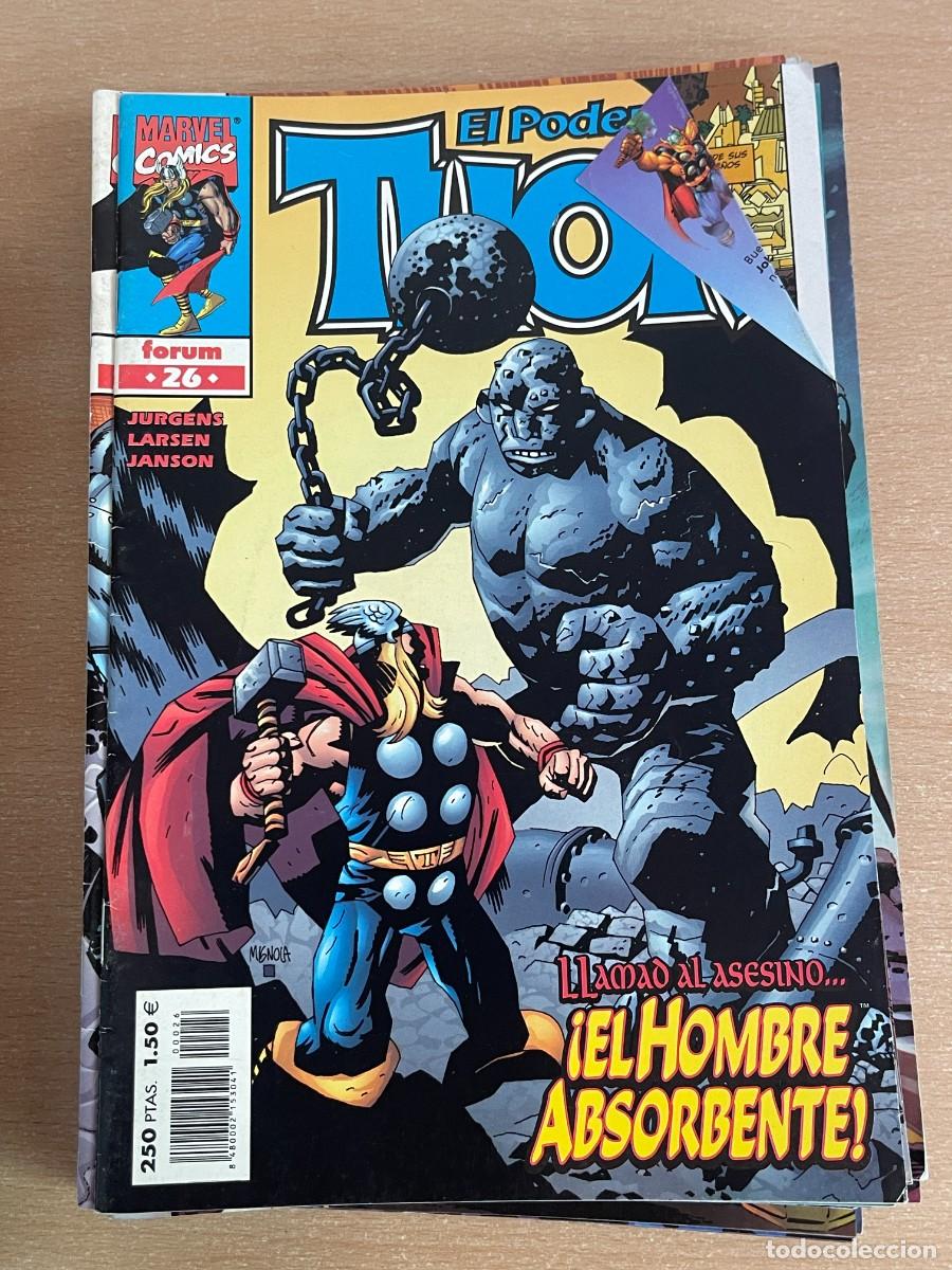 C&oacute;mics: Marvel Comics Forum LOTE 29 Ejemplares Heroes Return El Poderoso THOR Editorial Planeta 1998 - Foto 16