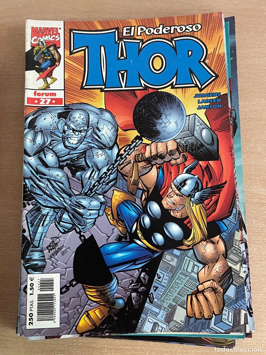 C&oacute;mics: Marvel Comics Forum LOTE 29 Ejemplares Heroes Return El Poderoso THOR Editorial Planeta 1998 - Foto 17