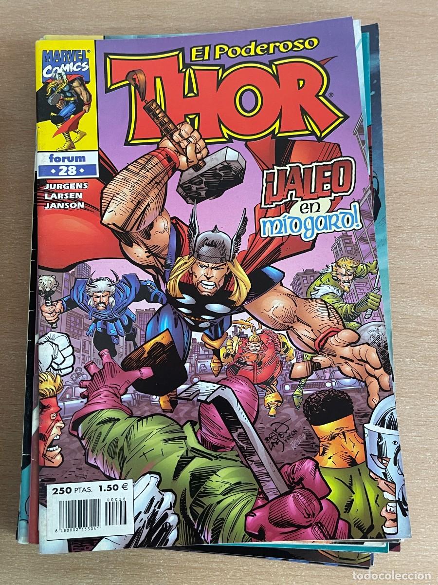 C&oacute;mics: Marvel Comics Forum LOTE 29 Ejemplares Heroes Return El Poderoso THOR Editorial Planeta 1998 - Foto 18