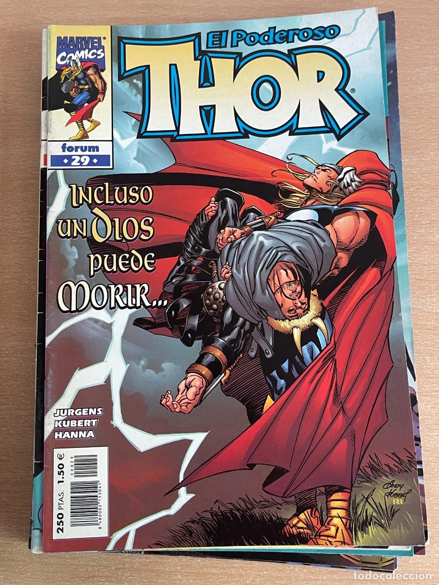 C&oacute;mics: Marvel Comics Forum LOTE 29 Ejemplares Heroes Return El Poderoso THOR Editorial Planeta 1998 - Foto 19