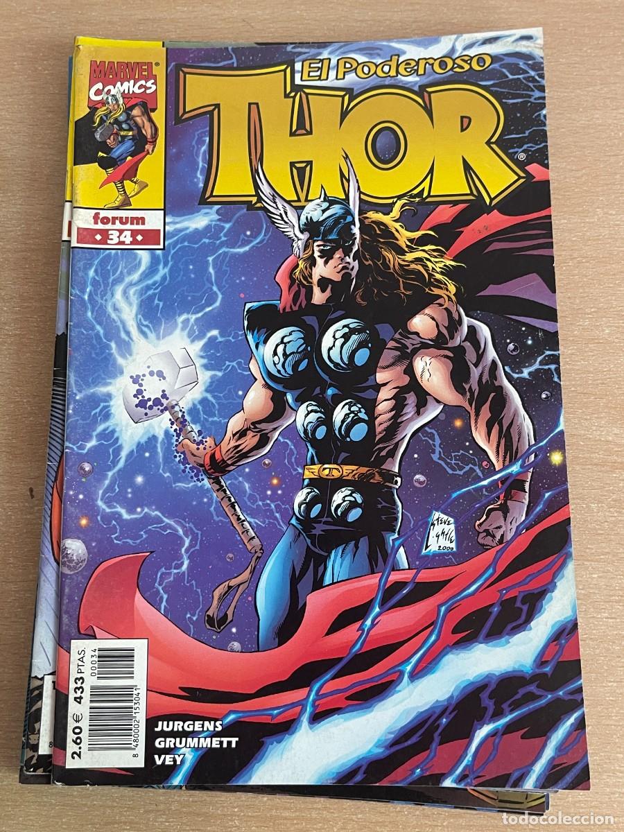 C&oacute;mics: Marvel Comics Forum LOTE 29 Ejemplares Heroes Return El Poderoso THOR Editorial Planeta 1998 - Foto 24