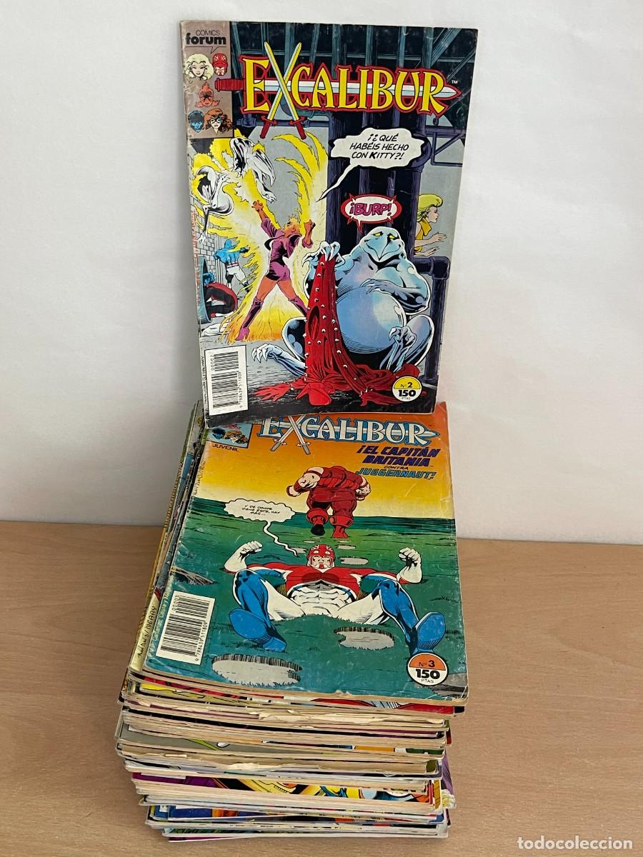 Fumetti: Marvel Comics Forum LOTE 71 Ejemplares EXCALIBUR Editorial Planeta 1988 superh&eacute;roes