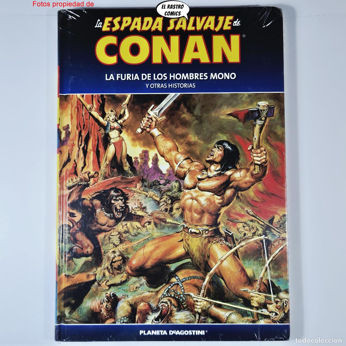 C&oacute;mics: La espada salvaje de Conan 56, La furia de los Hombres Mono, Planeta, precintado, coleccionable