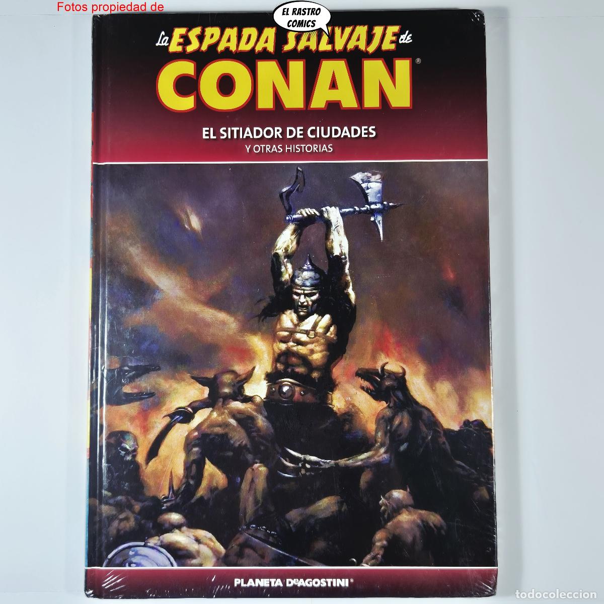 C&oacute;mics: La espada salvaje de Conan 55, El sitiador de ciudades, Planeta, precintado, coleccionable