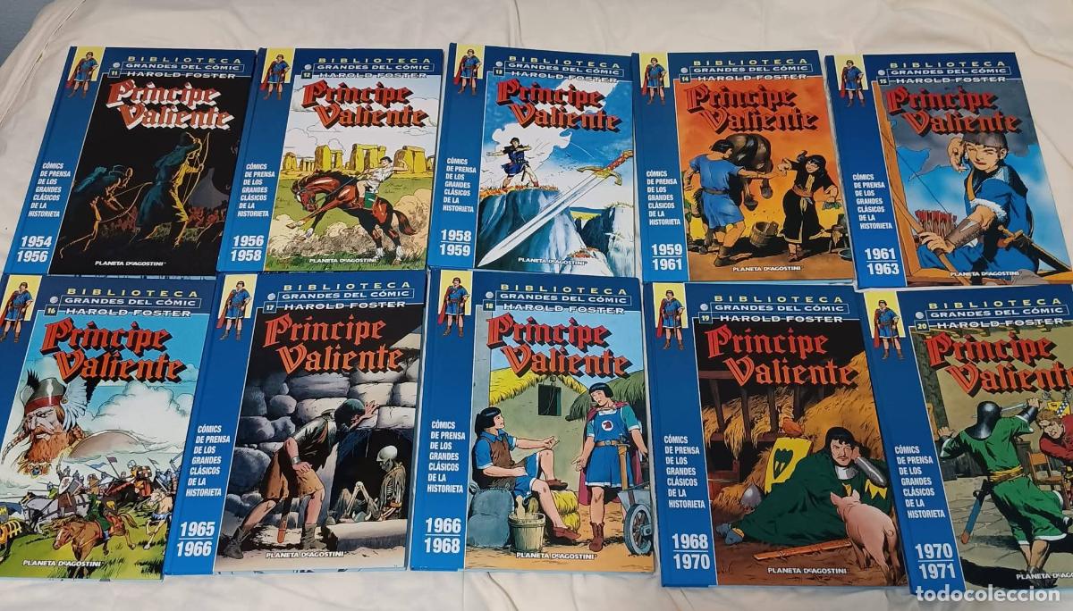 C&oacute;mics: Pr&iacute;ncipe Valiente. Colecci&oacute;n completa de Planeta. 26 tomos