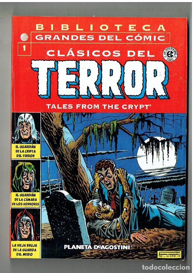 C&oacute;mics: BIBLIOTECA GRANDES DEL C&Oacute;MIC. CL&Aacute;SICOS DEL TERROR, N&ordm; 1, PLANETA 2003. (B/56.1 RUM)