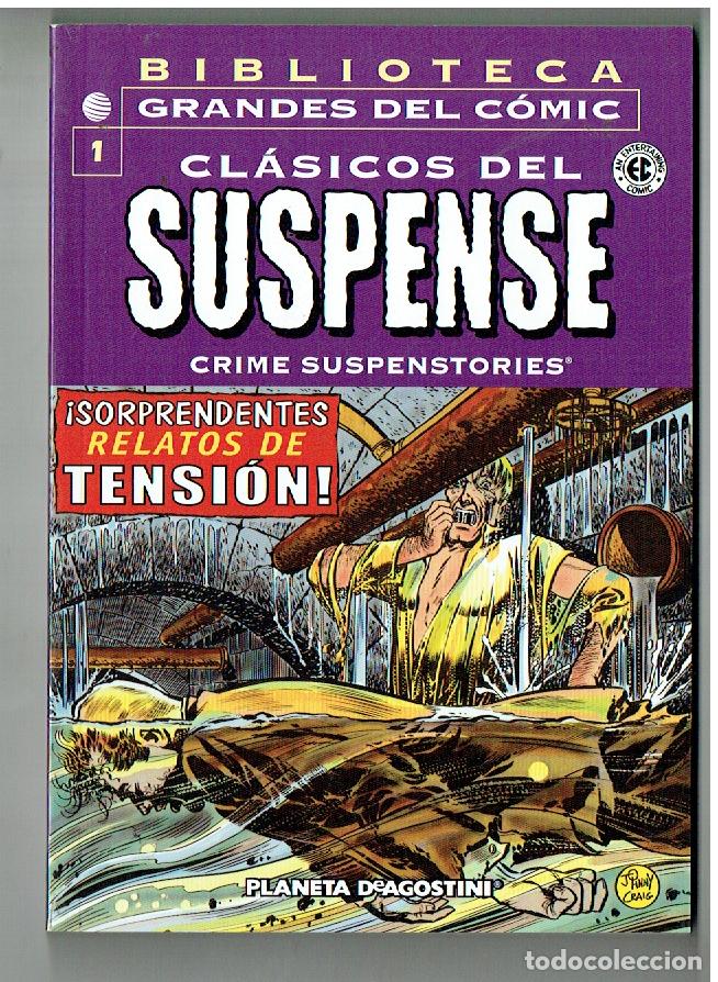 C&oacute;mics: BIBLIOTECA GRANDES DEL COMIC. CL&Aacute;SICOS DEL SUPENSE. N&ordm; 1. PLANETA. (B/56.1 RUM)