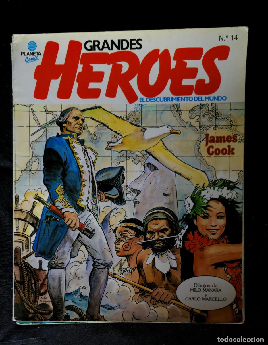 C&oacute;mics: GRANDES HEROES, EL DESCUBRIMIENTO DEL MUNDO- JAMES COOK
