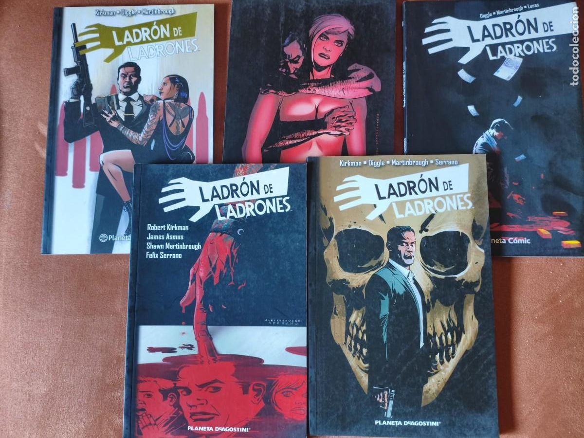 C&oacute;mics: Ladr&oacute;n de Ladrones lote Planeta tomos 2 3 4 5 y 6 - Robert Kirkman Nick Spencer Shawn Martinbrough