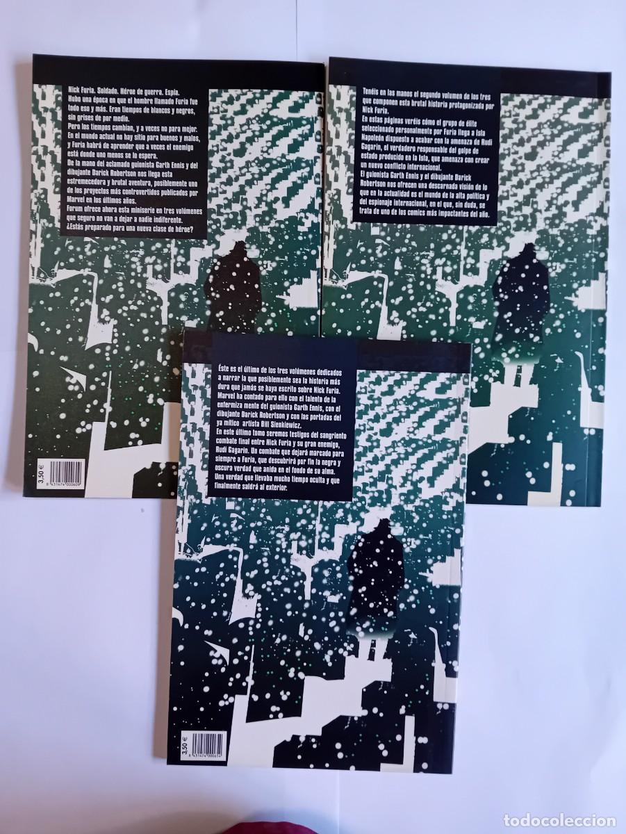 C&oacute;mics: FURIA DEL 01 AL 03 , COMPLETA , GARTH ENNIS, PLANETA, LINEA MAX. - Foto 2
