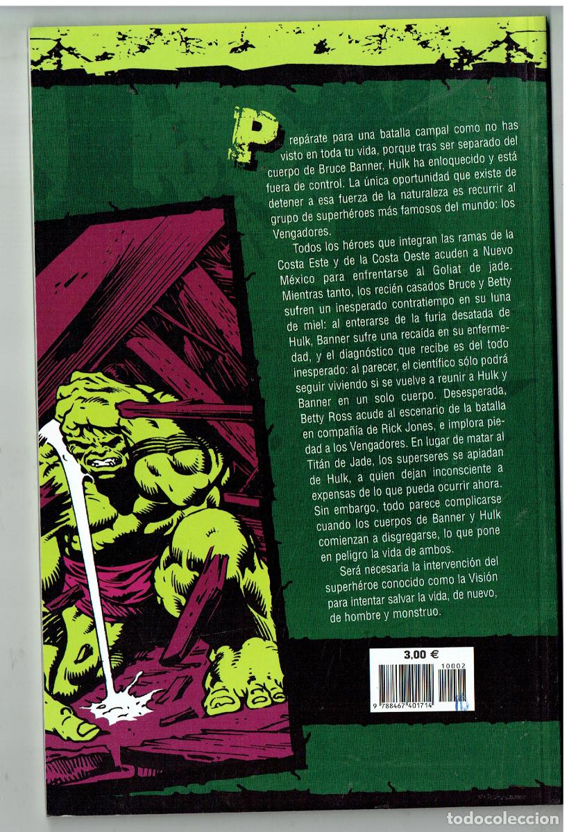 C&oacute;mics: EL INCREIBLE HULK. N&ordm; 2. PLANETA. (B/55.2 RUM) - Foto 2