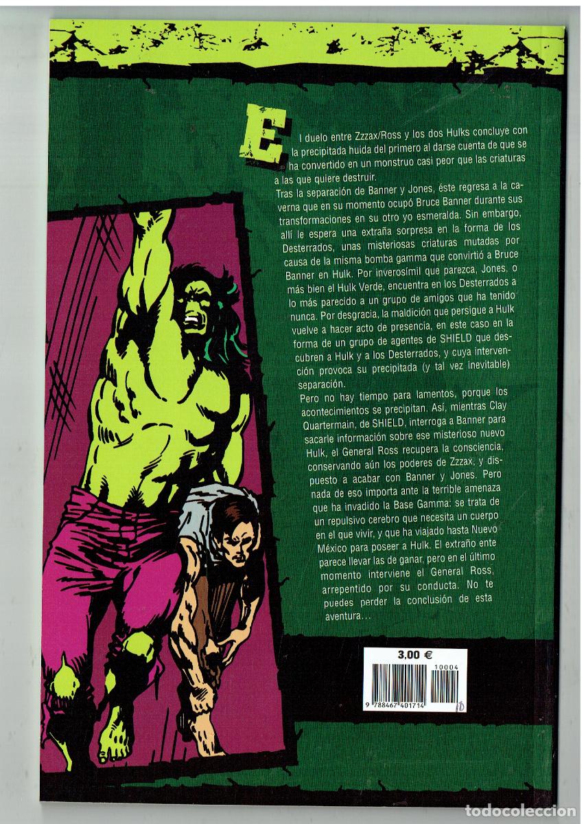 C&oacute;mics: EL INCREIBLE HULK. N&ordm; 4. PLANETA. (B/55.2 RUM) - Foto 2