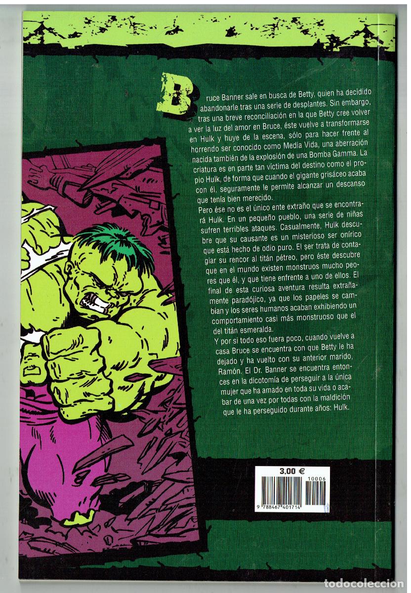 C&oacute;mics: EL INCREIBLE HULK. N&ordm; 6. PLANETA. (B/55.2 RUM) - Foto 2
