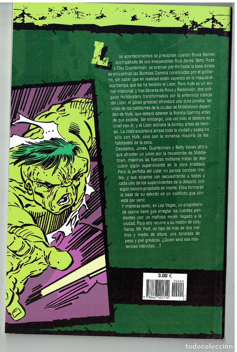 C&oacute;mics: EL INCREIBLE HULK. N&ordm; 9. PLANETA. (B/55.2 RUM) - Foto 2