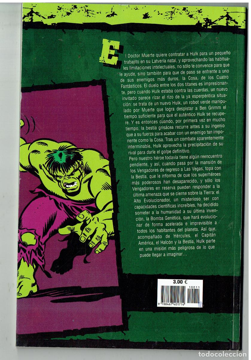 C&oacute;mics: EL INCREIBLE HULK. N&ordm; 11. PLANETA. (B/55.2 RUM) - Foto 2