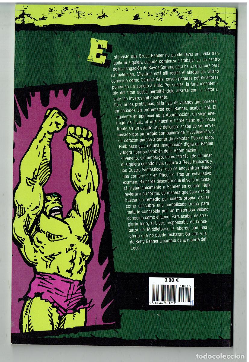 C&oacute;mics: EL INCREIBLE HULK. N&ordm; 16 PLANETA. (B/55.2 RUM) - Foto 2
